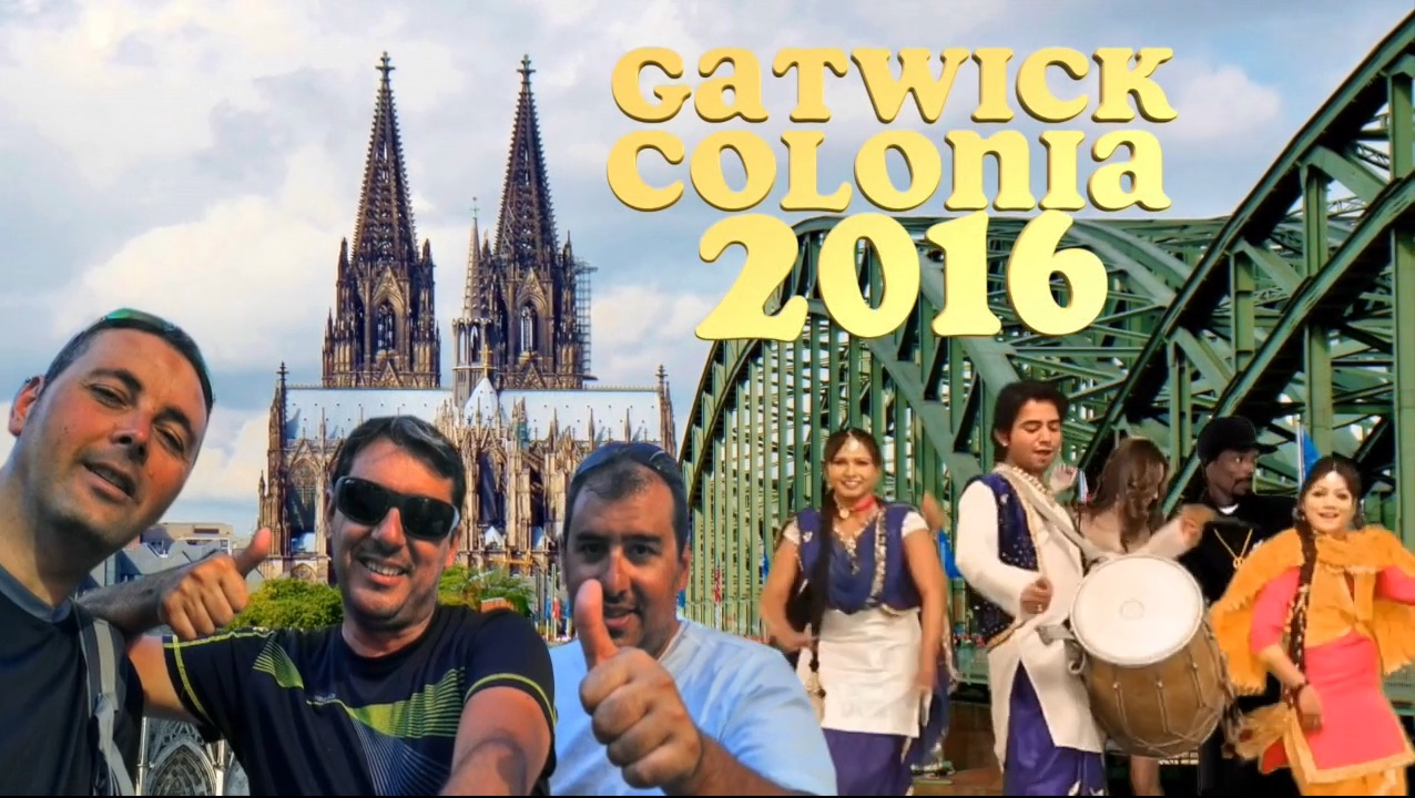 Gatwick-Colonia 2016: Desde Inglaterra a Alemania, entre Francia y Belgica